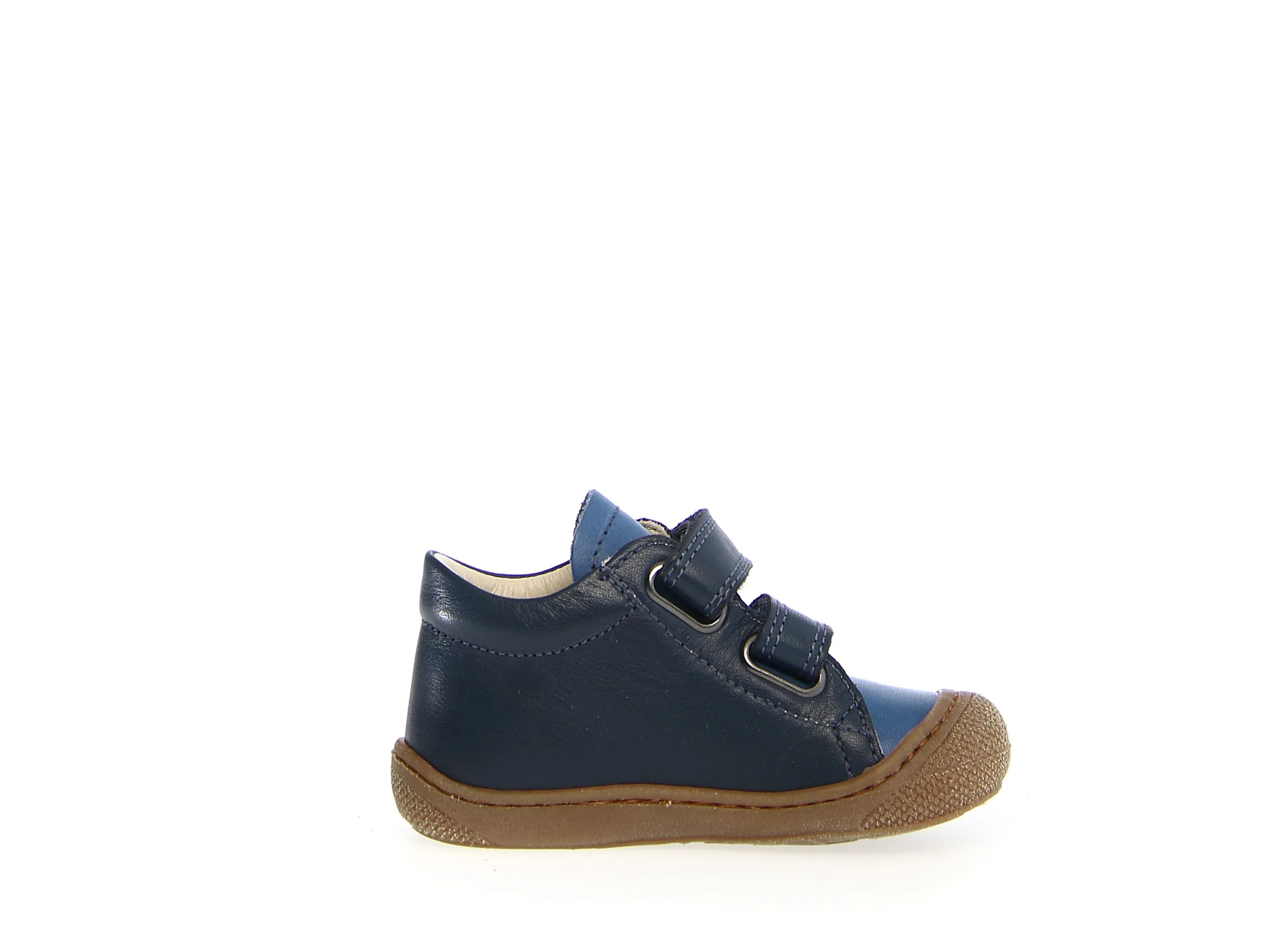 NATURINO COCOON velcro Azzure navy bottillons
